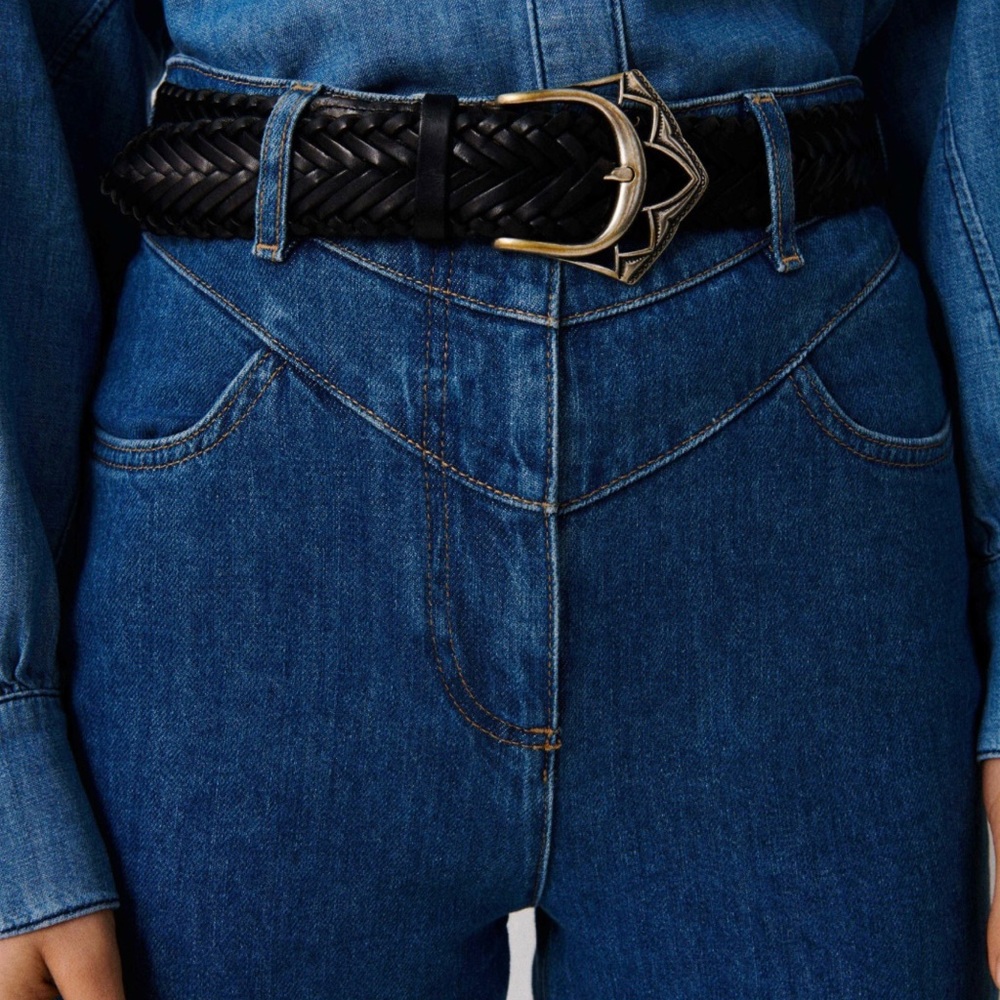NWT BA&SH Leo Bluejeans, size 3